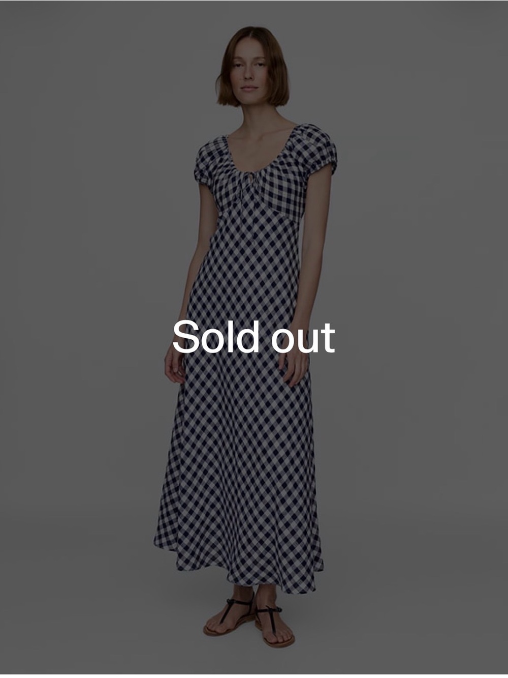 Gap x Dôen 100% linen gingham dress - Picture 3 of 7
